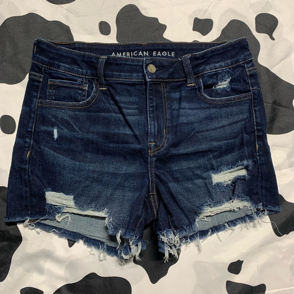 American Eagle Outfitters Midi Ripped Shorts